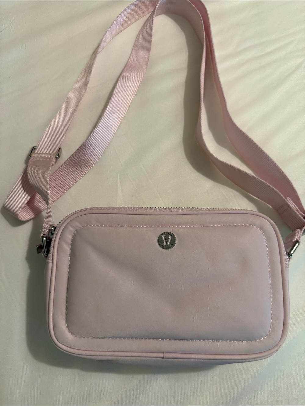lululemon athletica Light Pink Crossbody Bag - Slim Everyday Shoulder Pouch